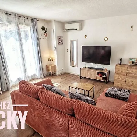 Chez Micky- T2 Cosy Avec Clim, Parking Et Terrasse - Proche Gare *